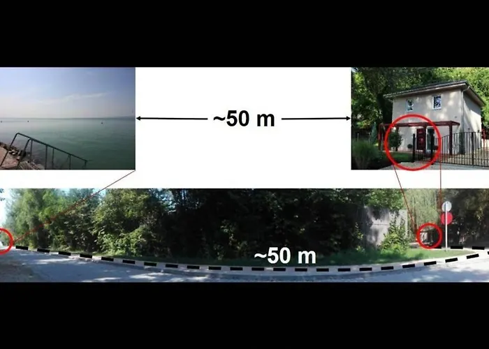 펜션 Peaceful Designer 50 Meters From Balaton, Ideal For Families